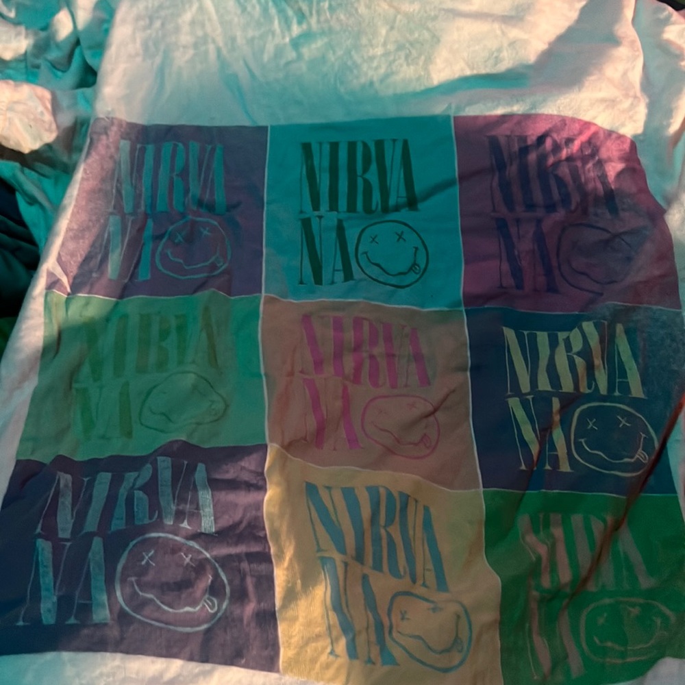 nirvana tshirt